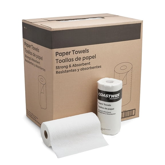 2-Ply Kitchen Paper Towels, 85-Sheets Per Roll, 30-Pack, White