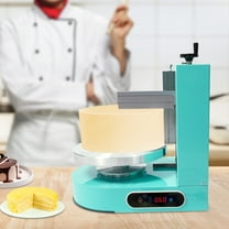 Birthday Cake Cream Smooth Coating Decoration Spreading Machine 60-320rpm Green