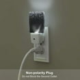 thumbnail image 3 of Uemuo Silver Glitter1 Night Light, Night Lights Plug into Wall, Dusk to Dawn Sensor Warm White Led Night Light 0.5W-UK, 3 of 9