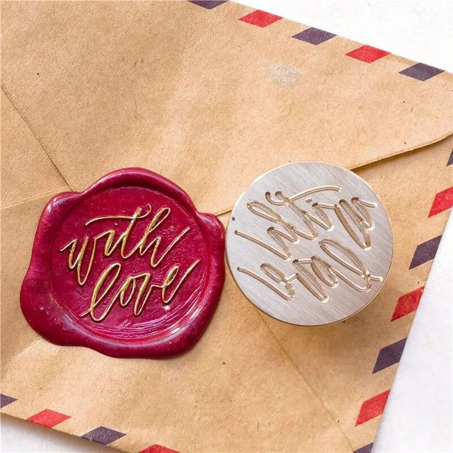 Sello de cera de cumpleaños con amor de Navidad, sello de cera de sellado en relieve, sello de cera europeo DIY, sello de tarjeta de cumpleaños, regalo de decoración