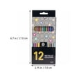 thumbnail image 2 of 1 Set Kid's Metallic Colored Pencil Wooden Drawing Pencil 12 Colors Pencils, 2 of 9