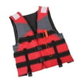 thumbnail image 3 of Lipstore Veste de Sauvetage pour Adulte Combinaison de Survie Portable pour Dérive Plongée en Apnée Extérieur Rouge, 3 of 8