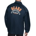 thumbnail image 2 of Men's Starter  Navy Chicago Bears Retro Logo Raglan Coaches Full-Snap Jacket, 2 of 2