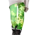 thumbnail image 6 of Yourumao Womens St Patricks Day Leggings with High Waist Green Clover Printed Skinny Pants Trendy Theme Party Pants Pantalones De Yoga, 6 of 6