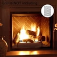 thumbnail image 3 of Heavyduty Steel Fireplace Grate Accessory Ensures Safety While Burning, 3 of 7