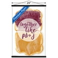 thumbnail image 3 of Together Like PB And J Wall Poster with Wooden Magnetic Frame, 22.375" x 34", 3 of 3