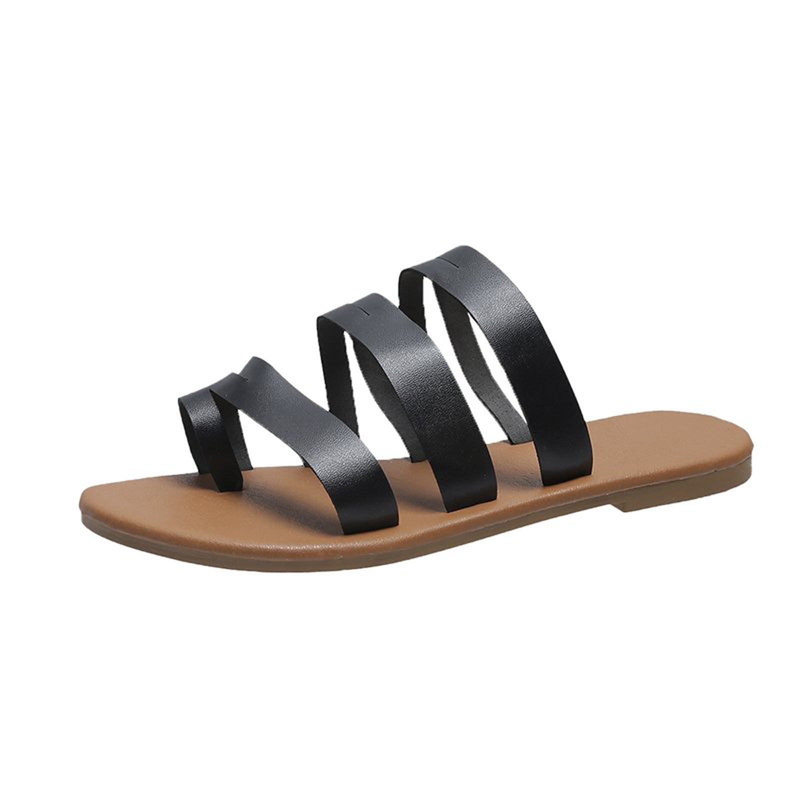 asdoklhq Womens Shoes Clearance Under $20Ankle Strap Flip-Flops Flats  Sandals Shose - Walmart.com