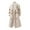 Beige, variant on Men's Overcoat Autumn Winter Knee-Length Button Mid-Youth Business Casual Warm Long Trench Coat Black XXL