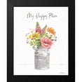 thumbnail image 2 of Grove, Beth 20x24 Black Modern Framed Museum Art Print Titled - Farmhouse Floral VIII, 2 of 5
