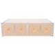 thumbnail image 4 of Organizador de escritorio con 4 cajones, caja de almacenamiento de plástico para suministros de oficina, bolígrafos de gel, lápices, marcadores, cintas, borradores, clips y cargadores, 4 of 7