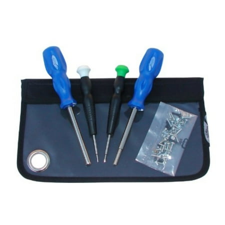 - silverhill tools atkn3 deluxe nintendo tool kit with 3.8 and 4.5mm security bits, triwing, and phillips #000