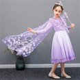 thumbnail image 3 of Elsa Robe pour Filles Enfants à Manches Longues Robe de Fête à Paillettes Halloween Cosplay Costume de Princesse Robe d'Anniversaire Déguisement, 3 of 6