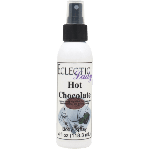 Hot Chocolate Body Spray, Eclectic Lady, Hydrating Mist, Unisex, 16 oz