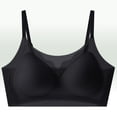 thumbnail image 2 of Zpanxa Wireless Bras for Women Seamless Push-up Breathable Adjustable Straps Everyday Bra Black 44BC, 2 of 4