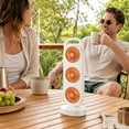thumbnail image 4 of Leeye Triple Head Standing Fan, Rechargeable Portable Floor Fan with Dual Head Separate Control, 3-Speed Lightweight Personal Fan for Indoor Outdoor Travel, B, One Size,, 4 of 6