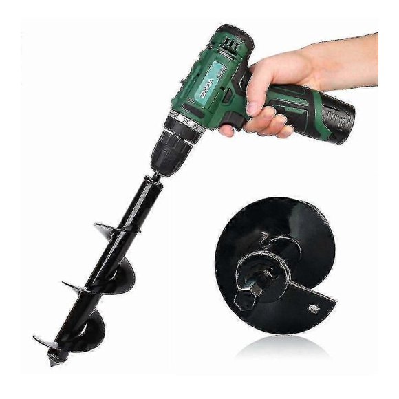 Garden Auger Bit Tool Auger Hole Digger Earth Drill Earth Drill-4CMx22CM