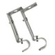 thumbnail image 4 of 4 Piezas de Soporte de Barra de Poste de Cortina de Metal Ajustable Soportes de Montaje en Pared 19,05 Mm Plata, 4 of 5