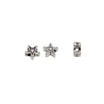 thumbnail image 3 of 100 piezas de espaciadoras Baoblaze de aleación de metal de zinc Color de plata estrella 6 mm x3 mm, 3 of 8