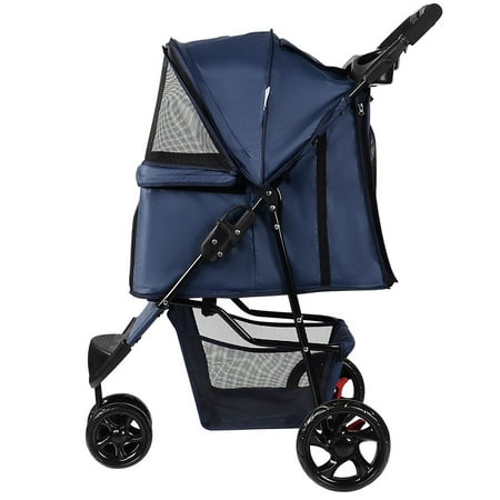 Chariot Pliable De Transporteur Pliable De Roues De La Poussette 3 D Animal Familier Pour Le Chat Chien Walmart Canada