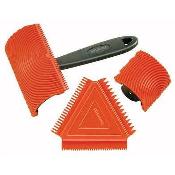 Wood Graining Tool Kit 3 Piece Painting Accessories Faux Floor Simulate Paint