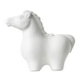 thumbnail image 1 of tamizeot Figurine en Céramique Cadeau Collection Statue de Cheval Armoire Blanc Bureau Salon pour Chambre, 1 of 6