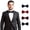 Multicolor, variant on 6Pcs Men's Bow Ties Neckties AdjustablePre-Tied Ties Boys Elegant Bow Tie