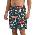 thumbnail image 2 of Naloa Colorful Mushrooms Men's Beach Shorts, Surfing shorts, Swim trunks, Quick Dry Swim Trunks for Surfing Beach Fun - XX-Large, 2 of 9