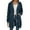 Navy, variant on Winter clothing for women Plus Size Hooded Long Coat For Autumn And Winter Casual Slim Fit Jacket Stylish And Comfortable Outerwear For Daily Wear