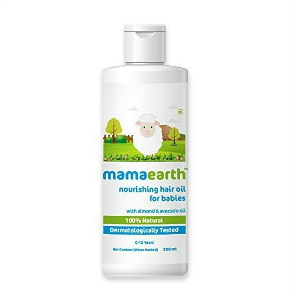 Mamaearth Nourishing Hair Oil for Babies with Almond & Avocado Oil - 200 ml