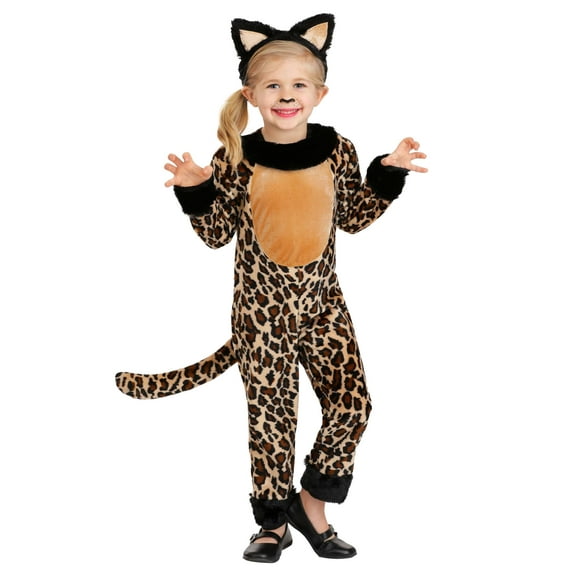 Girl's Toddler Leaping Leopard Costume