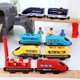 thumbnail image 3 of Gwong Juguete Transmisión de voz Plastic Electric Train Niños Niños Juguete Regalo con 2 pasajeros Gwong 30005910, 3 of 7