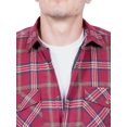 thumbnail image 5 of Visive Men's Sherpa-Lined Flannel Jacket - Button-Up Jacket - Comfortable & Stylish for Everyday Wear - Best for Outdoor Activities & Casual Wear - Sizes Medium to 5XL - Durable & Fashion-Forward, 5 of 7