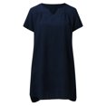 thumbnail image 3 of adviicd Dark Blue Womens Summer Dresses Fashion Women's V-Neck Fine Coverup, 3 of 5
