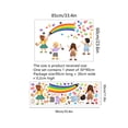 thumbnail image 2 of 2 pegatinas de pared de arco iris, pegatinas de pared para niños, citas inspiradoras, manos pequeñas cambian el mundo, sala de juegos, escuela, aula, guardería, preescolar, 2 of 5