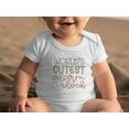 thumbnail image 3 of Baby Newborn Gift World's Cutest Alarm Clock Printed Bodysuits (Newborn, White), 3 of 5