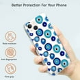 thumbnail image 2 of Evil Eye Amulet Case Compatible with iPhone 13 Mini,Unique Art Design TPU Bumper Cover Case, 2 of 6