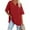 Red, variant on TYGHBN Women's Loose Fit Neck Short Sleeve Striped Casual T Shirt Loose Fit Athletic Tops for Women Women's Tee Shirts Womens Short Sleeve Athletic Tops T Shirts Women Set Womens Short Sleeve Raglan