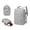 Gray #2, variant on Unisex Airline Approved Carry On Backpack | 28L Travel Backpack with Laptop Compartment & USB Charging Port | Water-Resistant Daypack for Hiking & Business Travel