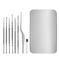 thumbnail image 1 of Earpicks Sticks Set de acero inoxidable Oído Pick Spoon Spiral Earwax Removedor Salón DIY Curette Pickers Limpieza Herramientas de limpieza Silver 8 Packs Inevent CE001732-01B, 1 of 7