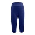 thumbnail image 3 of QHFBli Capri Pants for Women High Waist Workout Yoga Pants with Pockets Tummy Control Leggings Crop Straight, 3 of 3