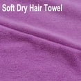 thumbnail image 4 of Toalla de pelo para mujer, 3 piezas de microfibra absorbente de secado rápido para secar el cabello Vhermosa, 4 of 5