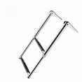 thumbnail image 2 of winibo 2 Step Boat Ladder Stainless Steel Telescoping 2 Step Pontoon Boat Ladder Folding Ladder Dock Swim Ladder for Marine Boat Yacht, 2 of 7