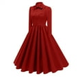 thumbnail image 4 of FcBaudy Robes de Soirée, Robes d'Été pour Femmes, Robes Européennes et Col Rond en Dentelle Sans Manches Robe de Cocktail Halloween Robe de Soirée Robe de Femme, 4 of 7