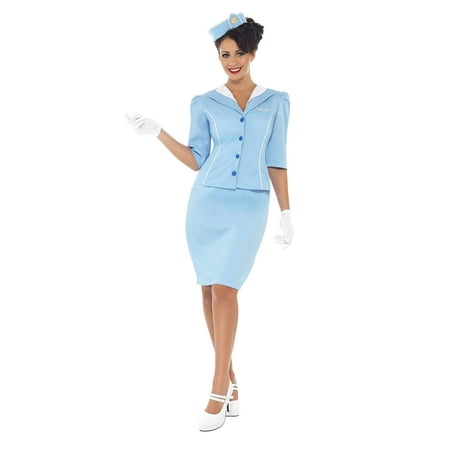 Air Hostess Adult Costume - Large