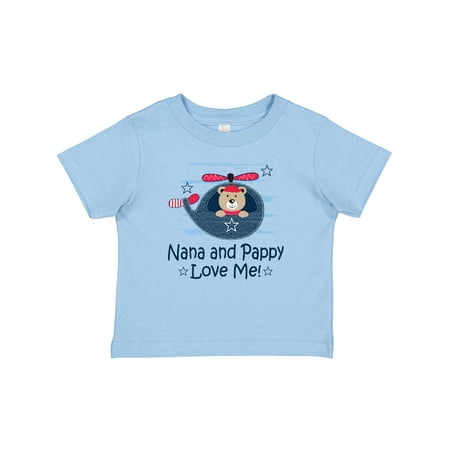 

Inktastic Nana and Pappy Love Me Grandson Bear Gift Baby Boy T-Shirt