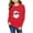 Red, variant on Utoimkio Toddler Boy Girls Christmas Pullover Sweatshirts Long Sleeve Shirts Cute Print Crewneck Sweatshirts Tee Tops Little Boy Girls Fall Winter Clothes for Kids