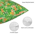 thumbnail image 3 of Pofeuu St Patrick's Day6 Print Double-sided plush pillowcase Square Throw Pillow Covers Pillows Cover for Living Room Bedroom Sofa Couch Cushion Cover（No pillow core）-24"x24", 3 of 7