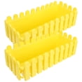 thumbnail image 2 of 2Pcs Flower Window Box Fence Planter Box Decorative Planting Pot Rectangular Flower Container, 2 of 5