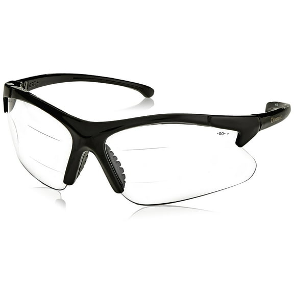 Smith & Wesson 138-20387 V60 30-06 Dual Readers Safety Eyewear,  1.5 Diopterpolycarbonate Anti-Scratch Lenses, One Size, Black