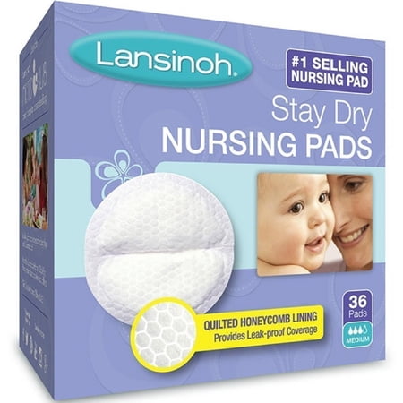 Lansinoh 20236 Disposable Nursing Pads, 36-pack (Pack of 2)